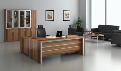 辦公空間的藝術與效率 效果圖解析家具擺放之美